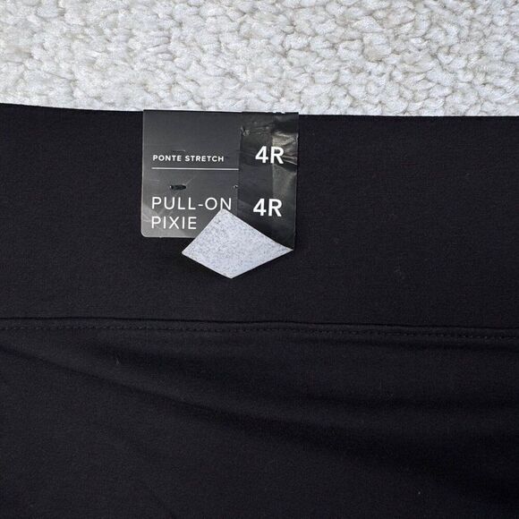 Torrid Slim Fix Pixie Pull On Ponte Pants Black 4X NEW - Picture 8 of 11